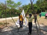 เทศบาลตำบลหนองคล้า เตรียมสถานที่จัดงานวันลอยกระทง ประจำปี ๒๕