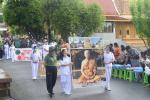 กิจกรรมตักบาตรเทโวโร วันออกพรรษา ณ วัดศรีเมือง ถึง ตลาดห้วยส