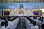 เทศบาลตำบลหนองคล้า ร่วมพิธีทำบุญตักบาตรข้าวสาร อาหารแห้ง ถวา